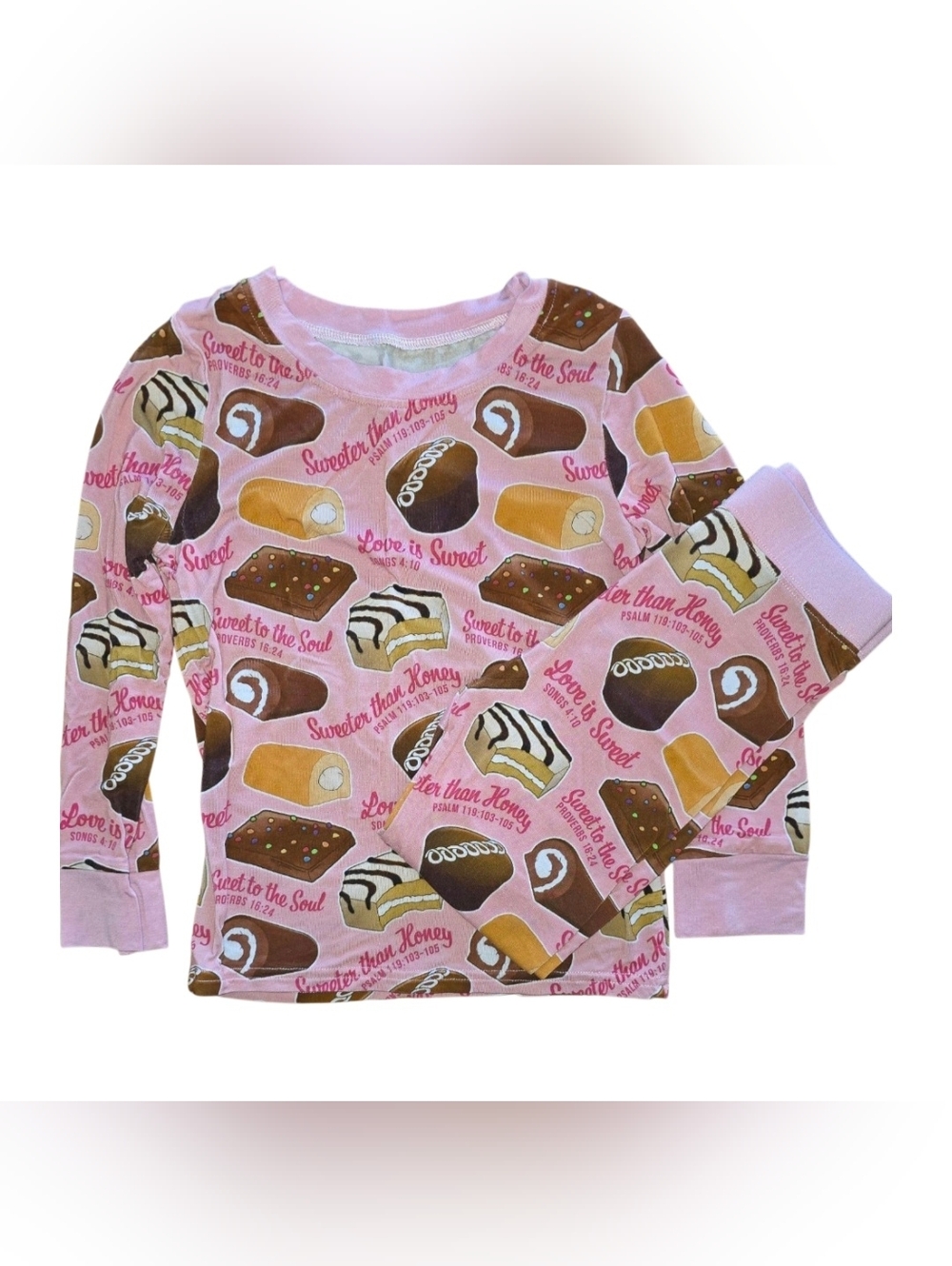 Soul To Keep Faith Based Bamboo PJs Girls Size 4T NWOT